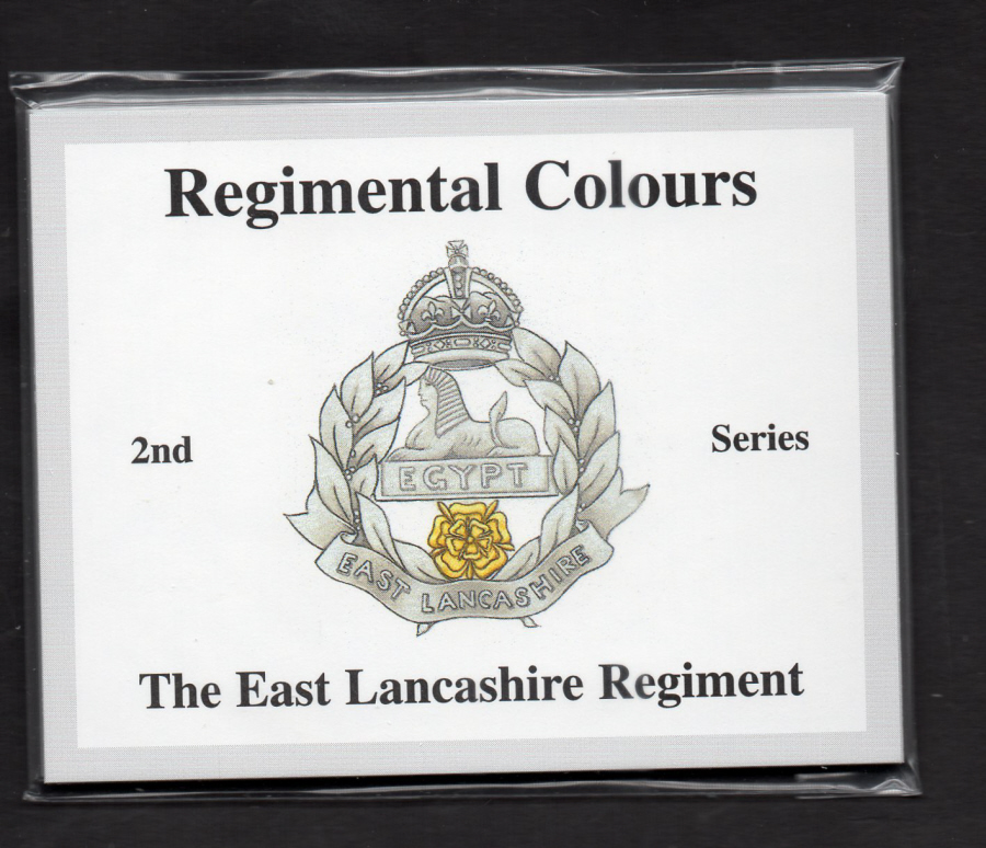 The East Lancashire Regiment 2nd Series - 'Regimental Colours' Trade Card Set by David Hunter - Click Image to Close